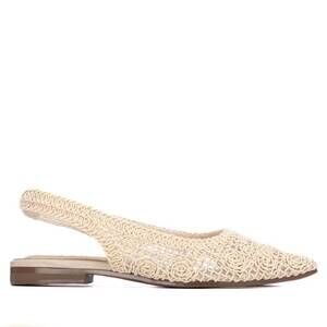 NEW XTI women's 14512401 flat ballet shoe in beige